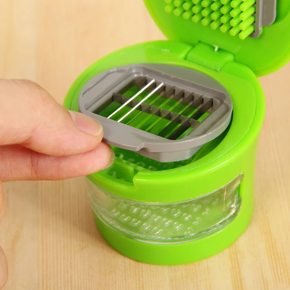 Manual Garlic Presses Chopper Stainless Steel Press Type Garlic Mincer Mini Vegetable Garlic Masher Cutter Kitchen Accessories