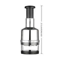 【M】Hand Manual Mincer Garlic Press Chopper Vegetable Slicer Stainless Steel Garlic Press Crusher Onion Cutter Kitchen Tool