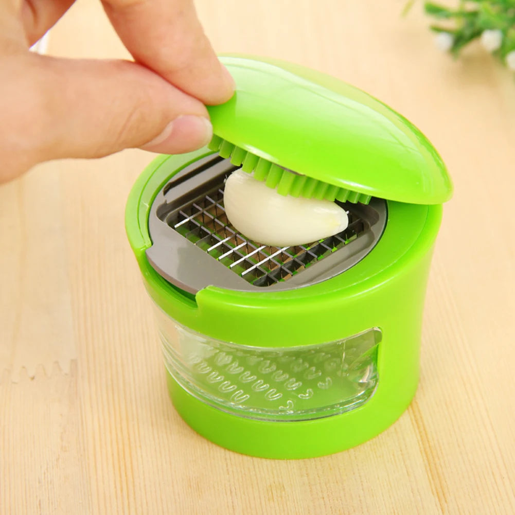 Manual Garlic Presses Chopper Stainless Steel Press Type Garlic Mincer Mini Vegetable Garlic Masher Cutter Kitchen Accessories