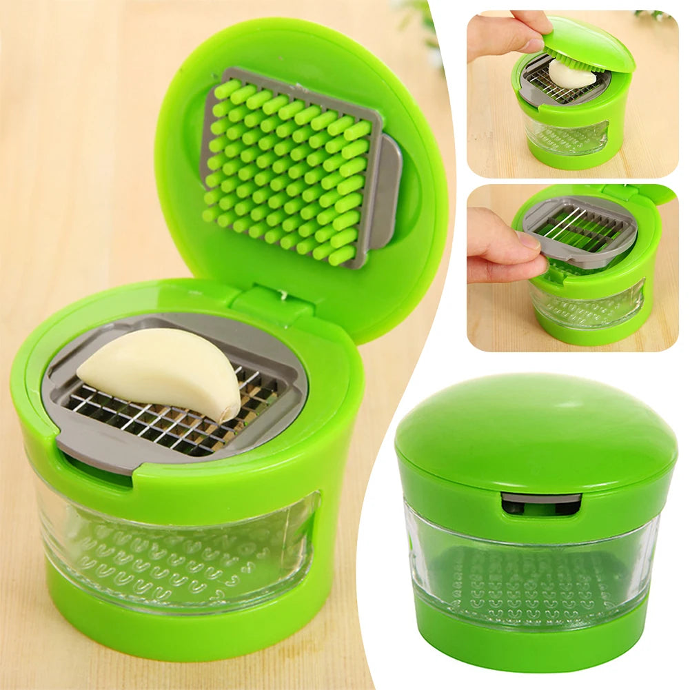 Manual Garlic Presses Chopper Stainless Steel Press Type Garlic Mincer Mini Vegetable Garlic Masher Cutter Kitchen Accessories