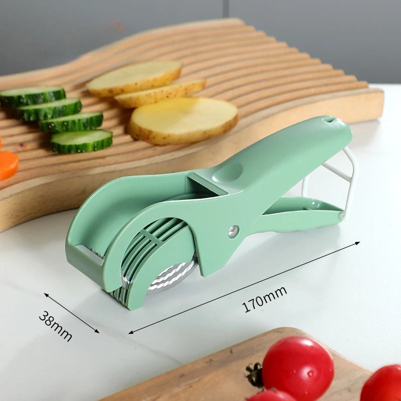 Kitchen Tools Stainless Steel Vegetable and Fruit Slicer Multi Functional Salad Slicer Kitchen Accessories