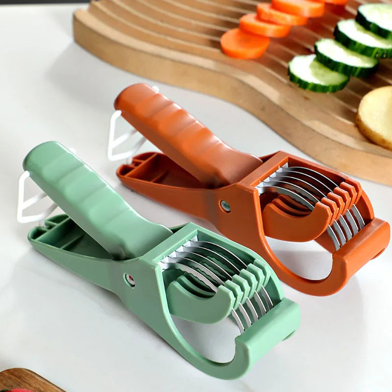 Kitchen Tools Stainless Steel Vegetable and Fruit Slicer Multi Functional Salad Slicer Kitchen Accessories