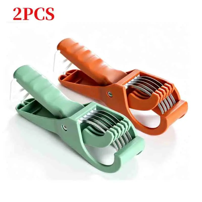 Kitchen Tools Stainless Steel Vegetable and Fruit Slicer Multi Functional Salad Slicer Kitchen Accessories