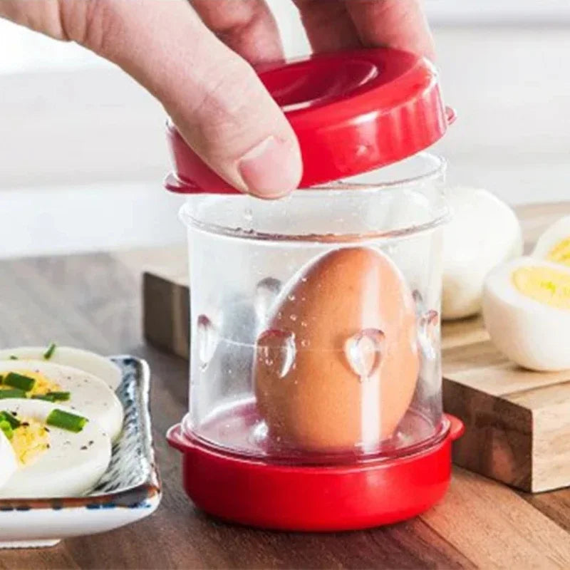 Hand-cranked Automatic Egg Sheller 1pc New Household Shell Peeling Machine Egg Opener Tool Fully Automatic Small Tool VIE LENTE