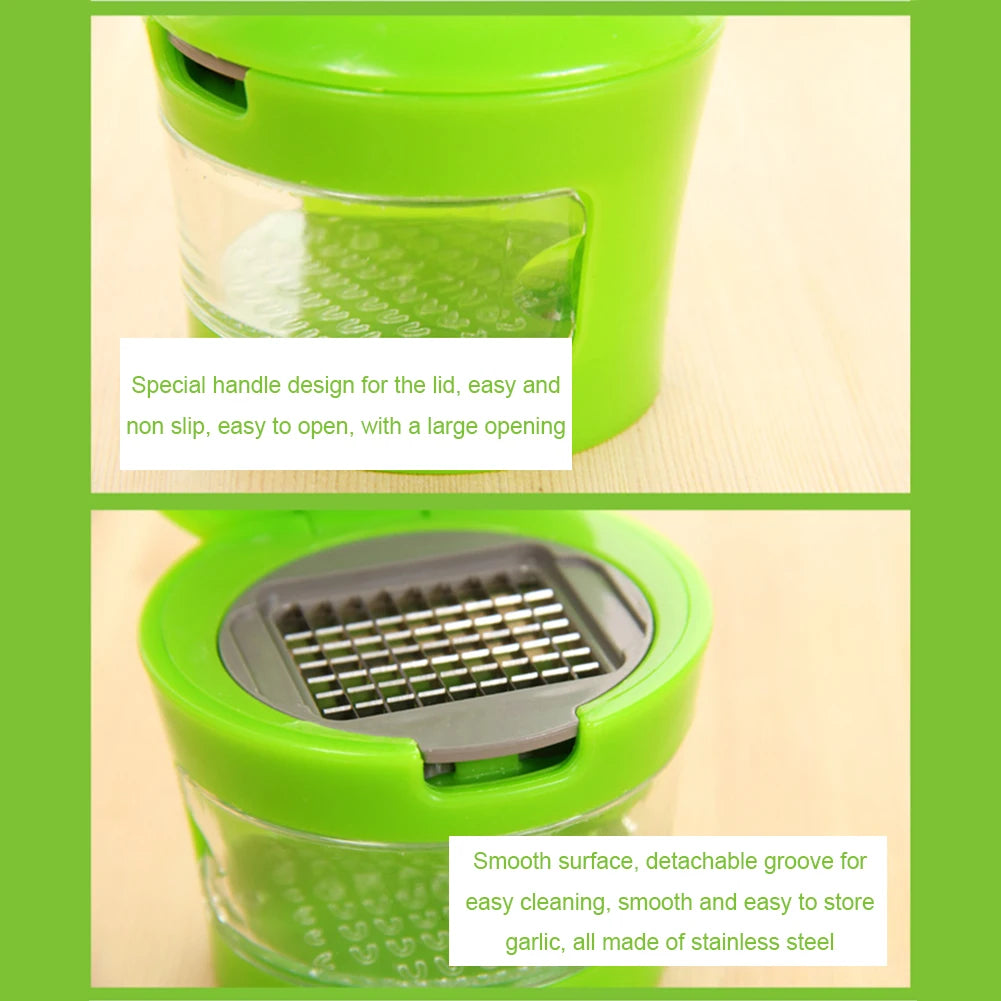 Manual Garlic Presses Chopper Stainless Steel Press Type Garlic Mincer Mini Vegetable Garlic Masher Cutter Kitchen Accessories